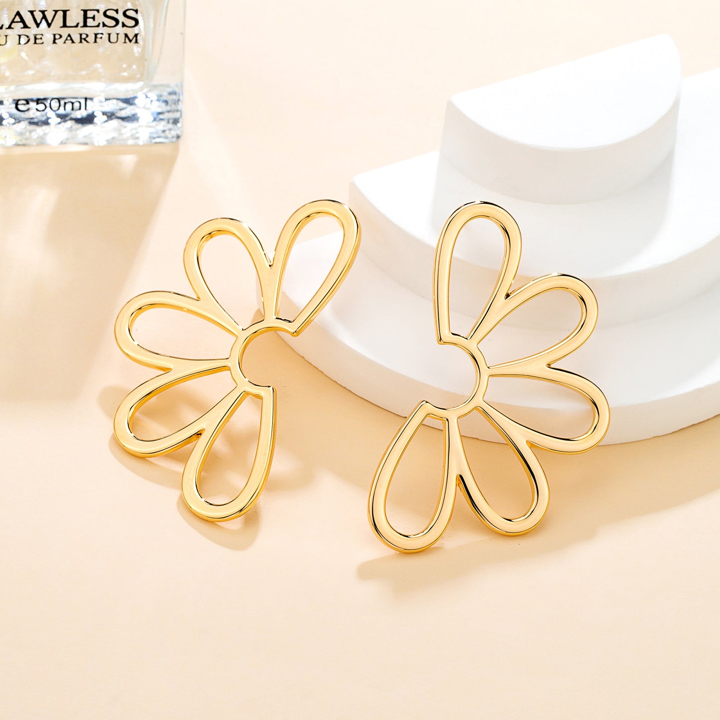 Boucles d’oreilles dorées