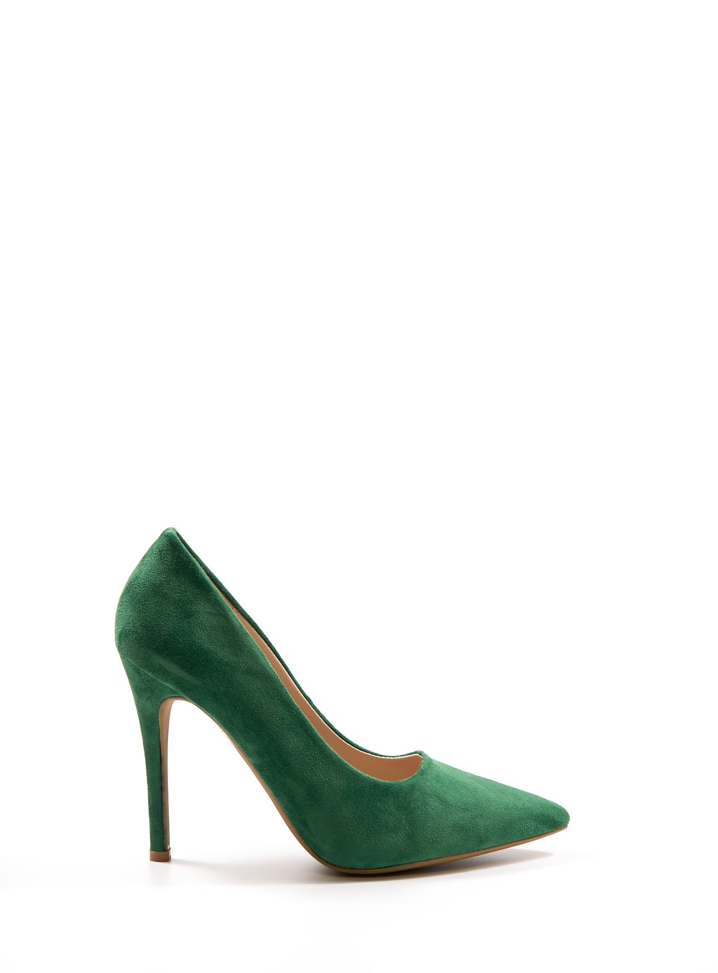 Escarpin Suédine - Influence Chaussure, Mules et Sandales, livraison Réunion 974 Vert / 36 Influence