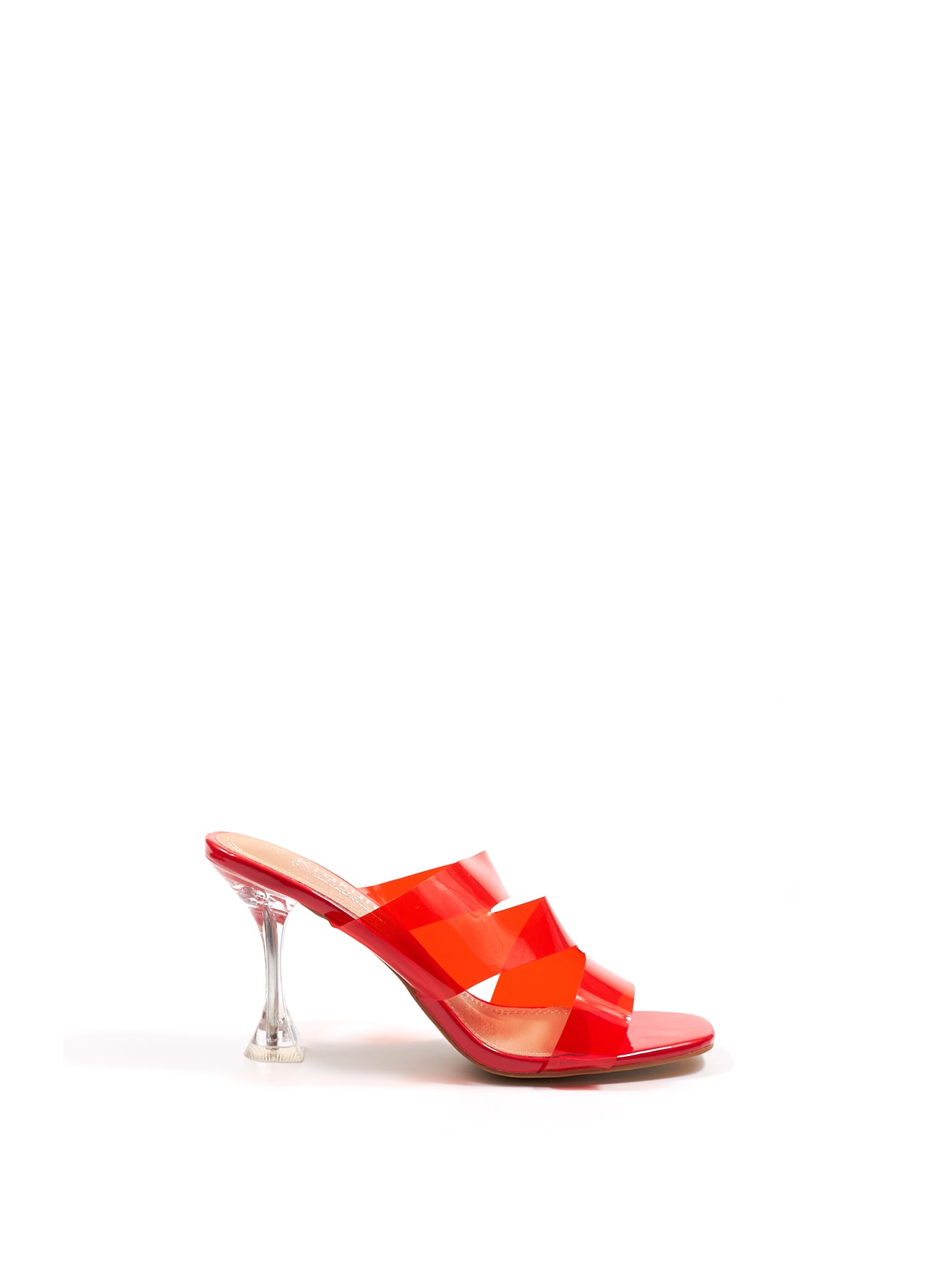 Mule Talon Ines - Influence Chaussure, Mules et Sandales, livraison Réunion 974 Rouge / 35 Influence