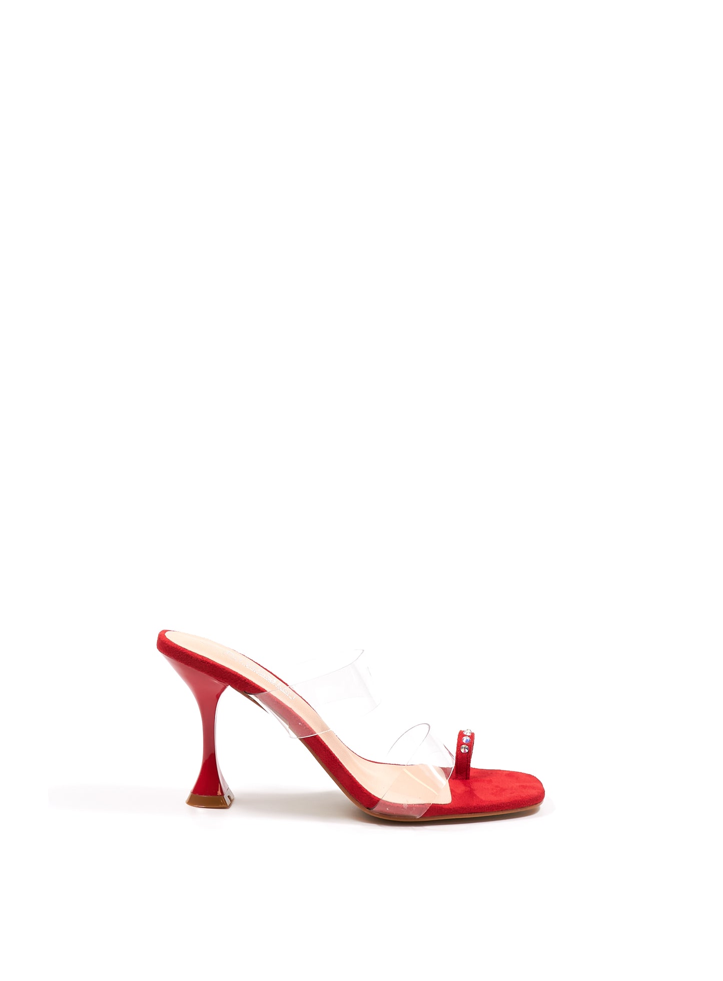 Mule Talon Julia - Influence Chaussure, Mules et Sandales, livraison Réunion 974 Rouge / 35 Influence