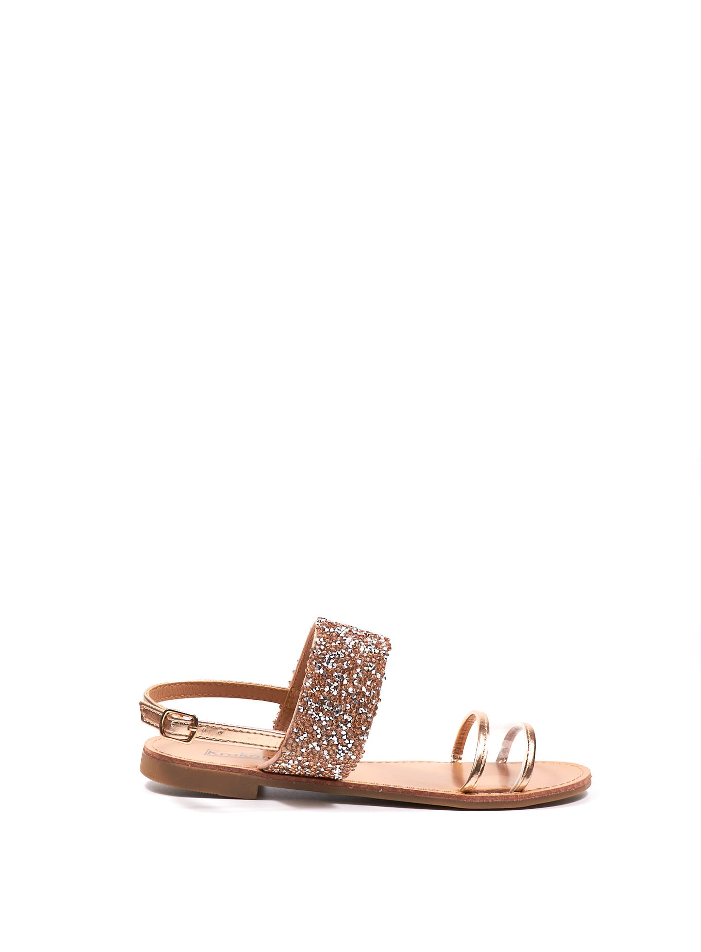 Sandale Plat Lucia - Influence Chaussure, Mules et Sandales, livraison Réunion 974 Champagne / 36 Influence