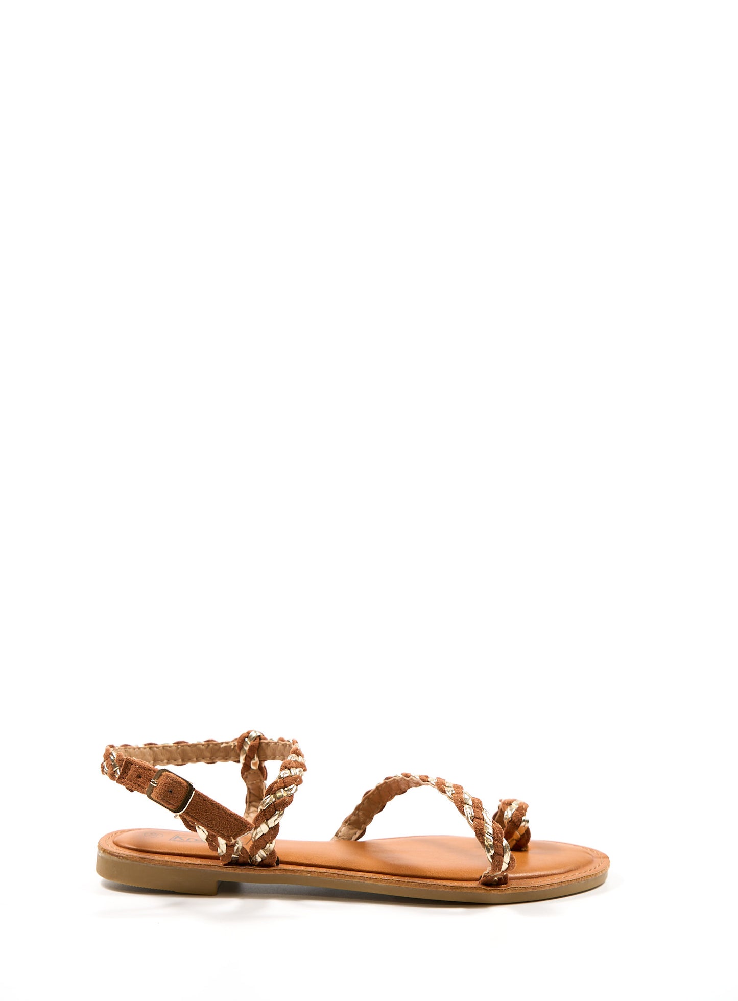 Sandale plate Molly - Influence Chaussure, Mules et Sandales, livraison Réunion 974 Camel / 36 Influence