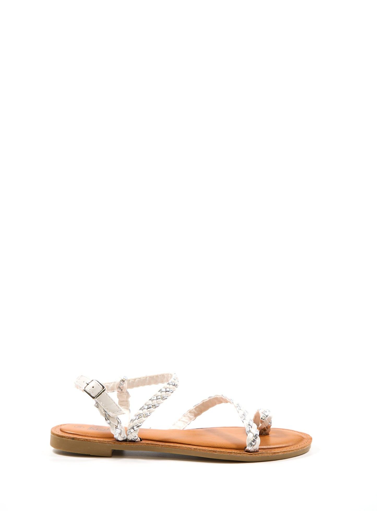 Sandale plate Molly - Influence Chaussure, Mules et Sandales, livraison Réunion 974 Blanc / 36 Influence