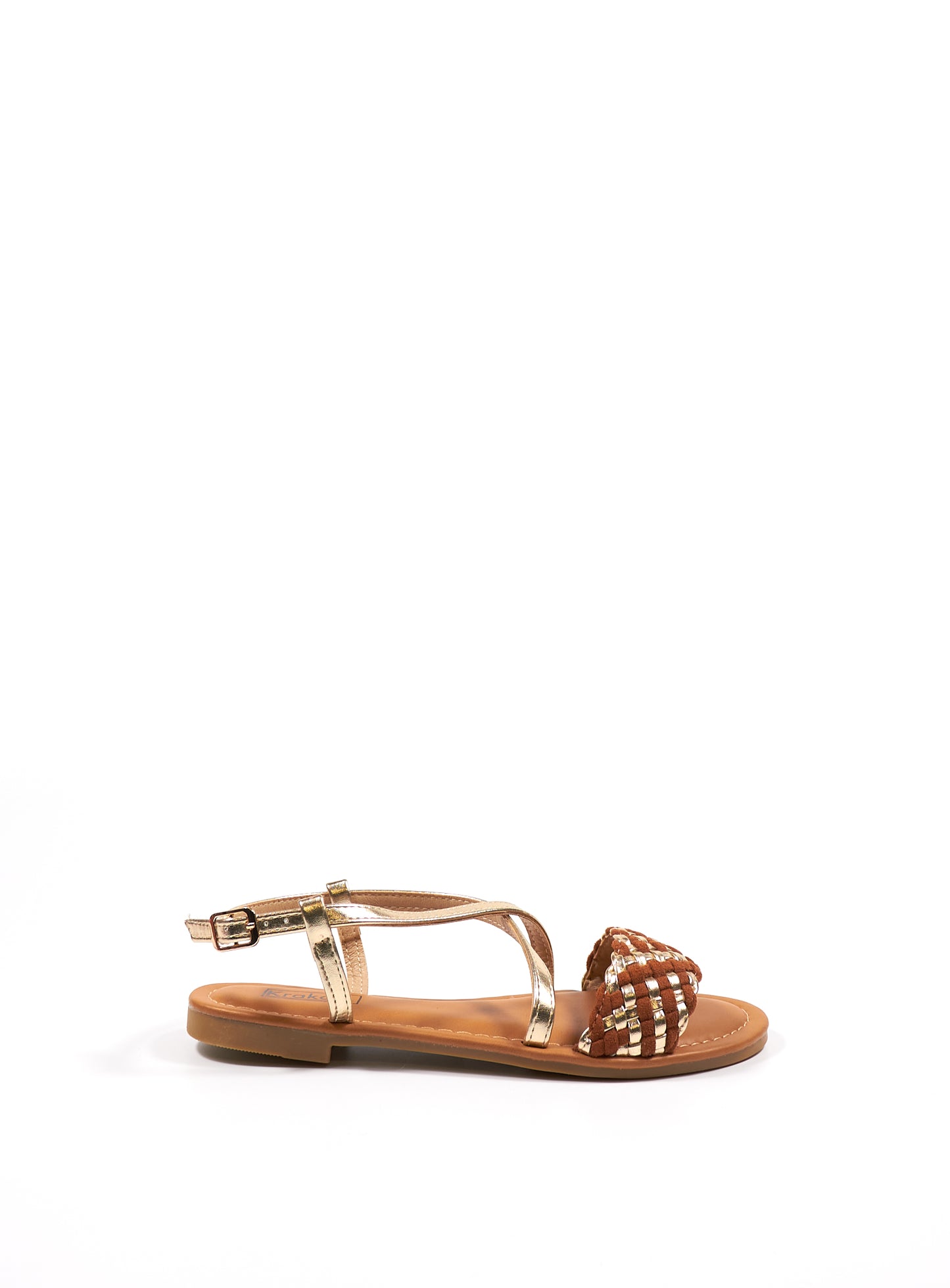 Sandale plate Sabine - Influence Chaussure, Mules et Sandales, livraison Réunion 974 Dore / 36 Influence
