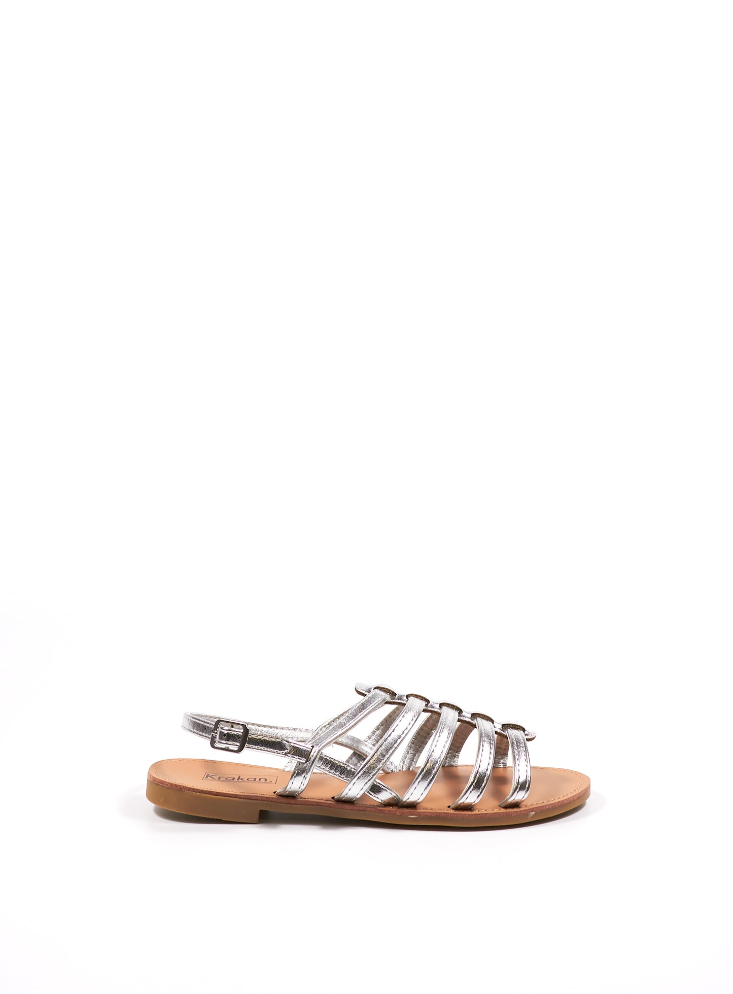 Sandale plate Asya - Influence Chaussure, Mules et Sandales, livraison Réunion 974 Argente / 36 Influence