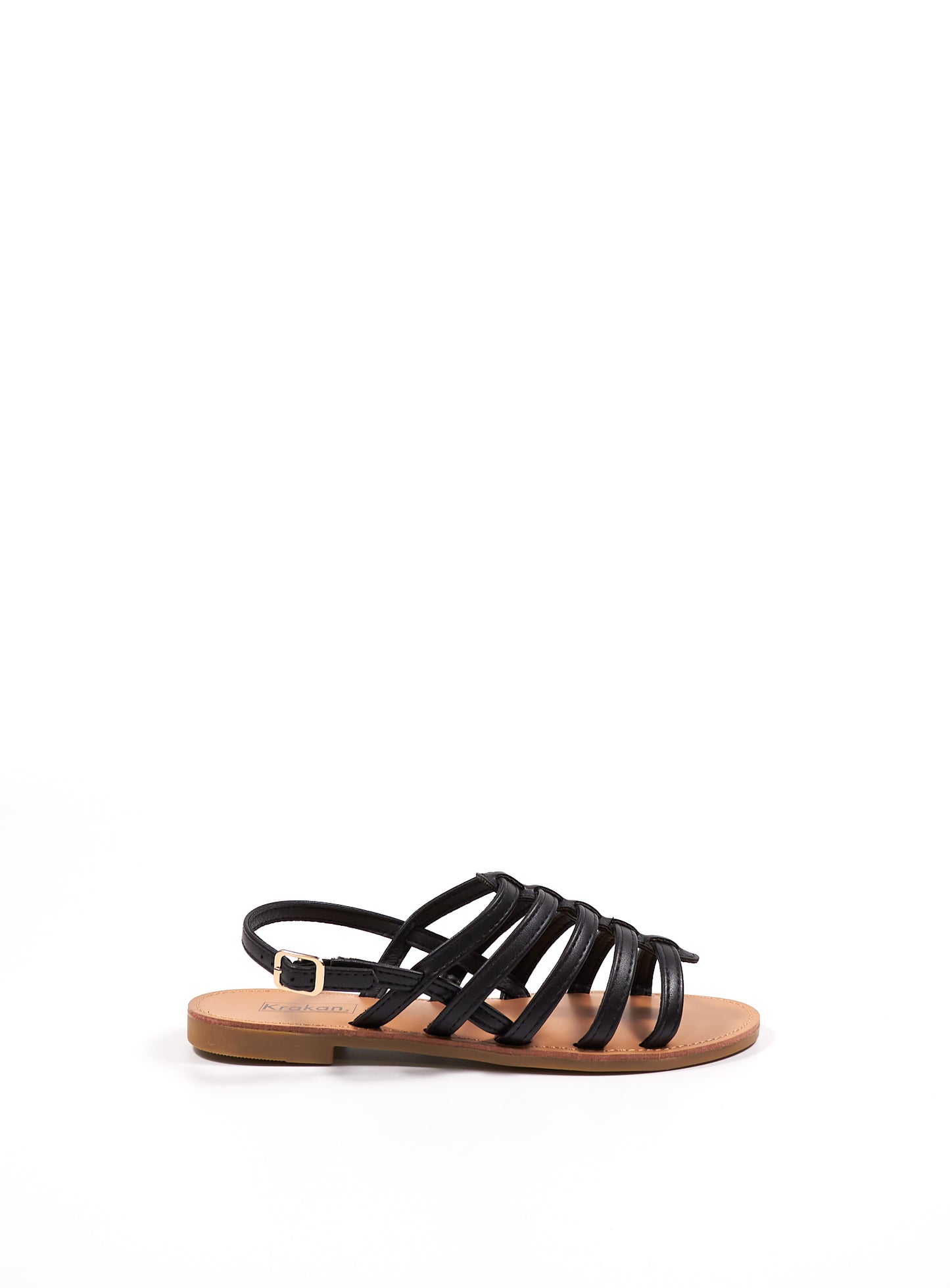 Sandale plate Asya - Influence Chaussure, Mules et Sandales, livraison Réunion 974 Noir / 36 Influence