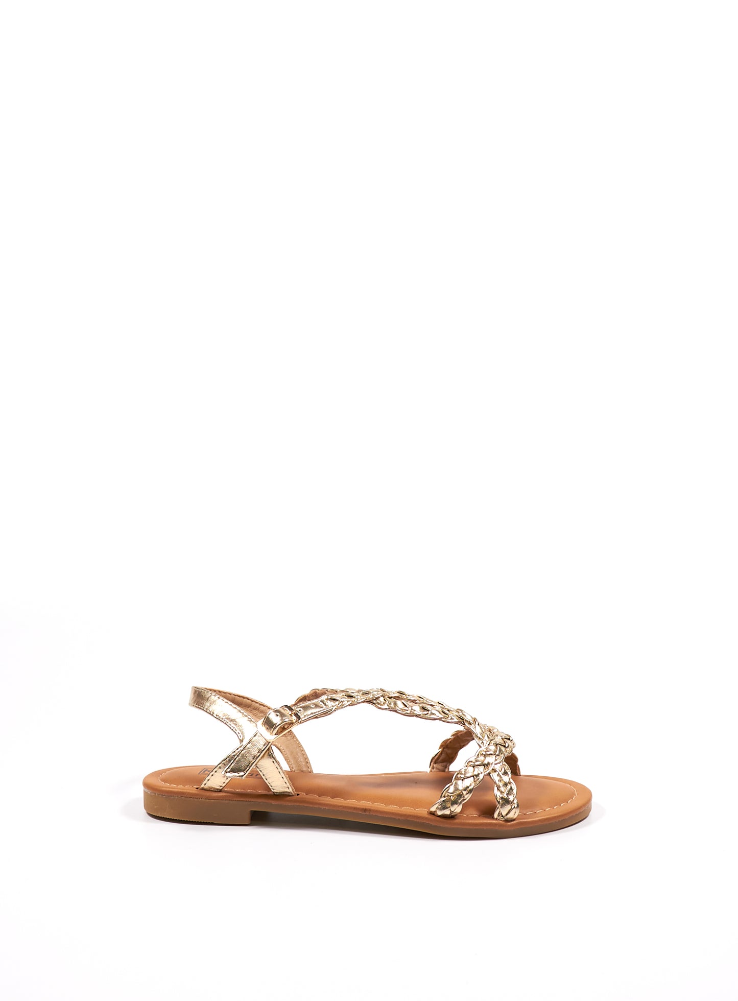 Sandale plate Anisa - Influence Chaussure, Mules et Sandales, livraison Réunion 974 Dore / 36 Influence