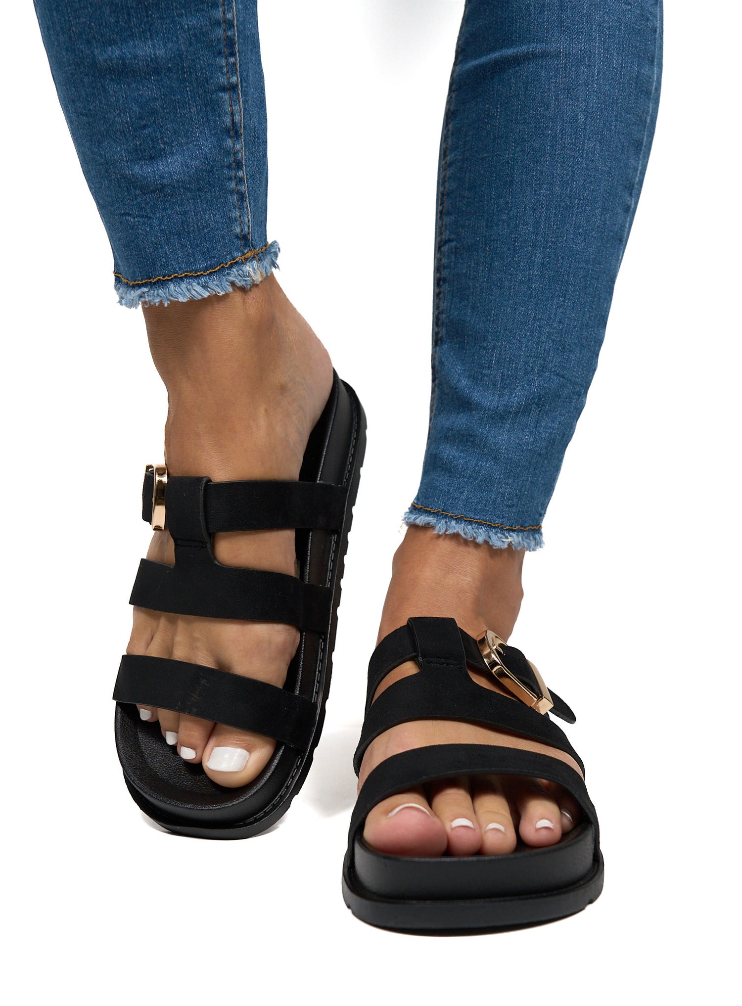 Claquette Demitra / Noir / 36 - CLAQUETTE femme Influence Réunion.