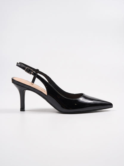 Escarpin Indira-2 coloris Noir vue de profil