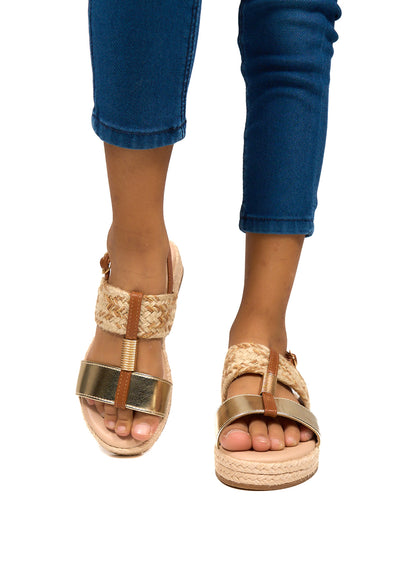 Sandale compensée Libi