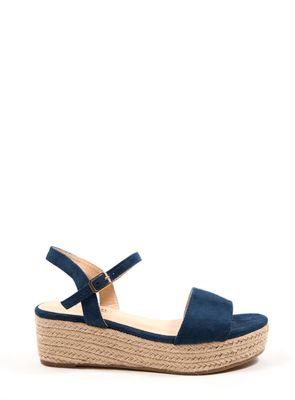 Sandale Compensee Mira - Influence Chaussure, Mules et Sandales, livraison Réunion 974 Bleu marine / 35 Influence