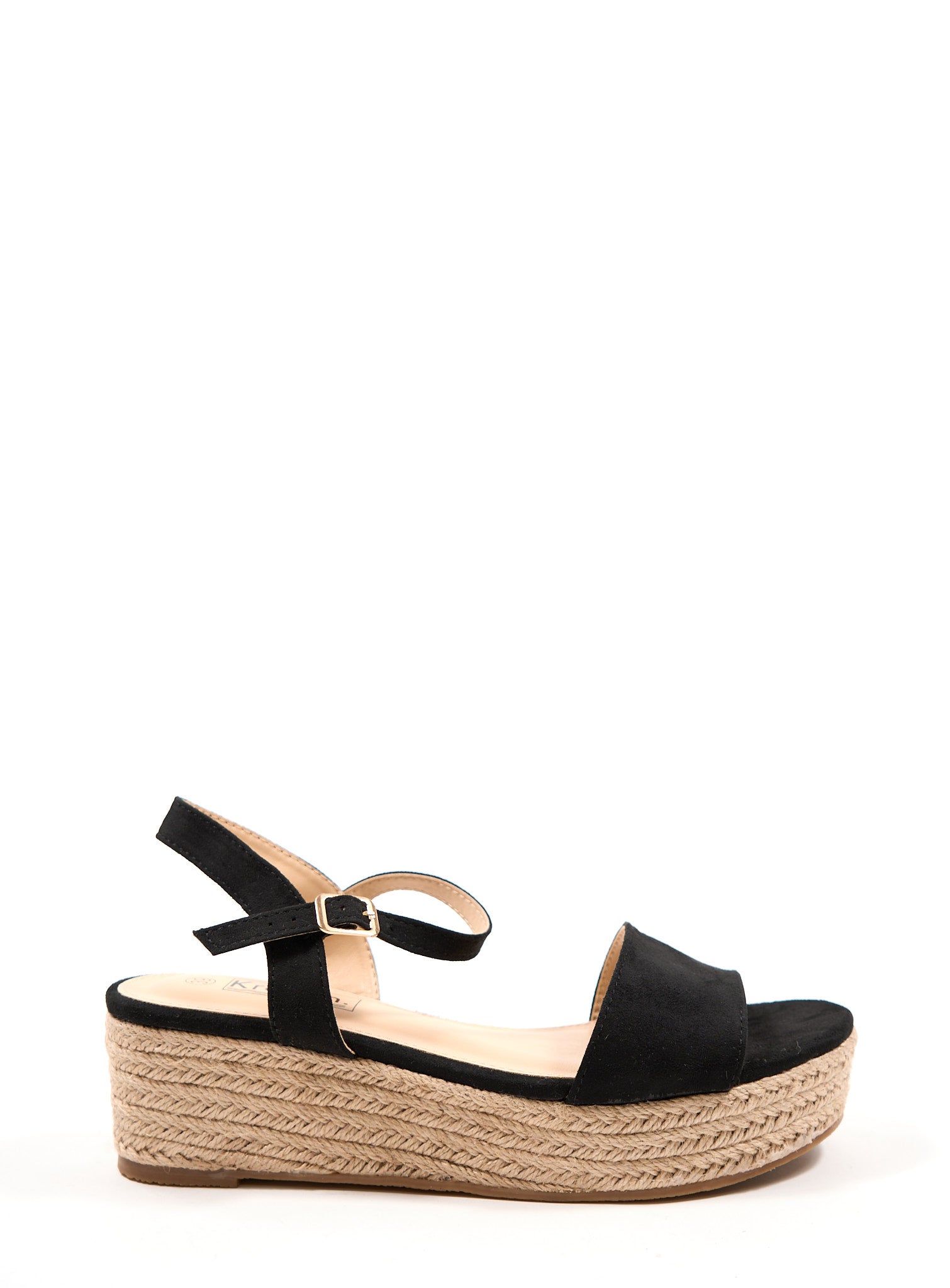 Sandale Compensee Mira - Influence Chaussure, Mules et Sandales, livraison Réunion 974 Noir / 35 Influence