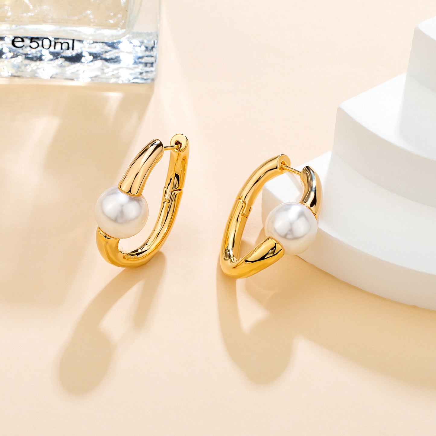 Boucles d’oreilles minimalistes dorées