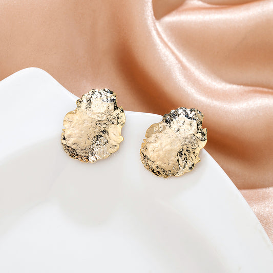 Puces d’oreilles effet aluminium