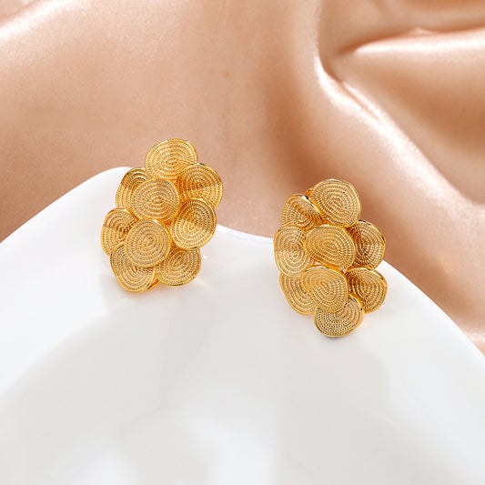 Boucles d’oreilles aurore dorée