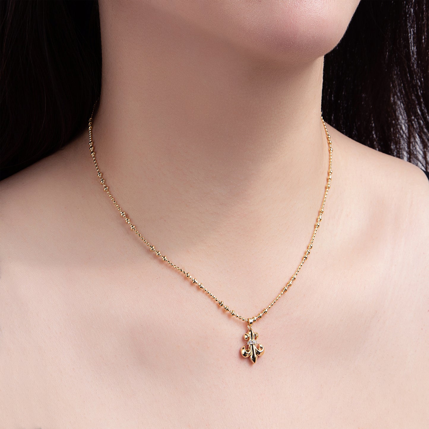 Collier Fleur Dorée