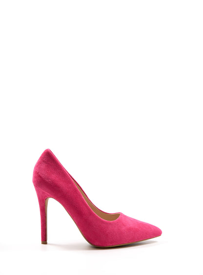 Escarpin Suédine - Influence Chaussure, Mules et Sandales, livraison Réunion 974 Rose / 36 Influence