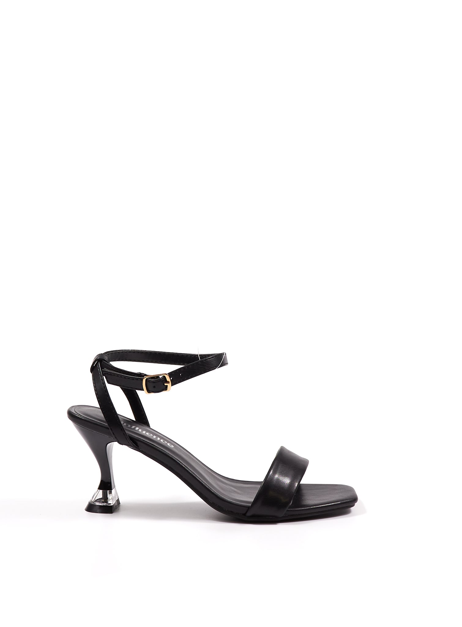 Sandale Talon - Influence Chaussure, Mules et Sandales, livraison Réunion 974 Noir / 35 Influence