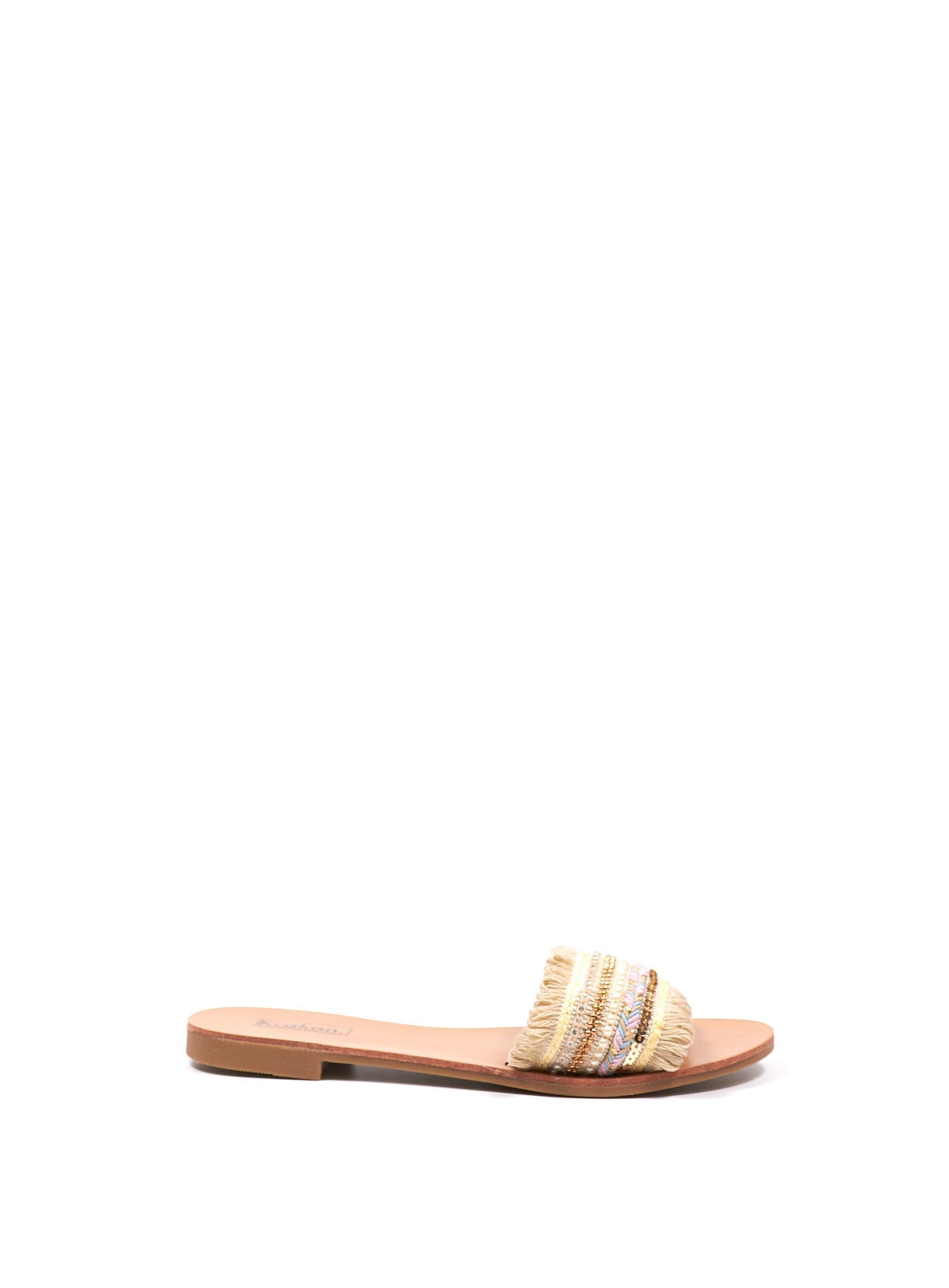 Mule Plate Fanny ( nouvelle version ) - Influence Chaussure, Mules et Sandales, livraison Réunion 974 Beige / 36 Influence