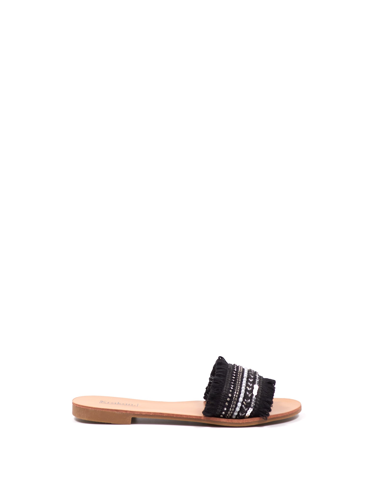 Mule Plate Fanny ( nouvelle version ) - Influence Chaussure, Mules et Sandales, livraison Réunion 974 Noir / 36 Influence