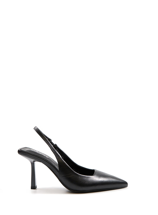 Escarpin à bride arrière - Influence Chaussure, Mules et Sandales, livraison Réunion 974 Noir / 36 Influence