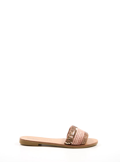 Mule plate Oceane - Influence Chaussure, Mules et Sandales, livraison Réunion 974 Rose / 36 Influence