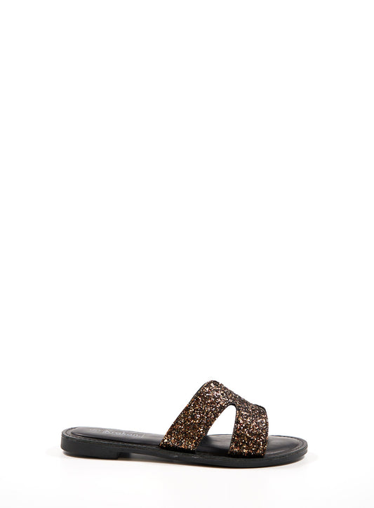 Mule plate Luce ( nouvelle version ) - Influence Chaussure, Mules et Sandales, livraison Réunion 974 Noir / 36 Influence