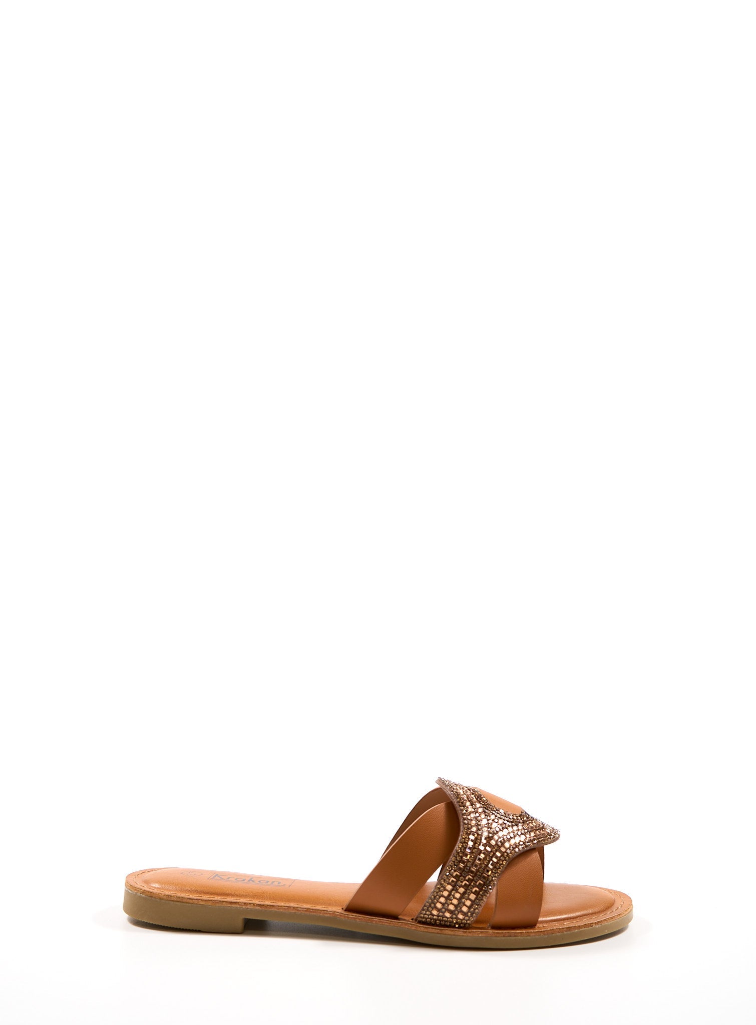 Mule plate Simone ( nouvelle version ) - Influence Chaussure, Mules et Sandales, livraison Réunion 974 Camel / 36 Influence