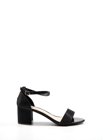 Sandale Talon Brillant - Influence Chaussure, Mules et Sandales, livraison Réunion 974 Noir / 36 Influence