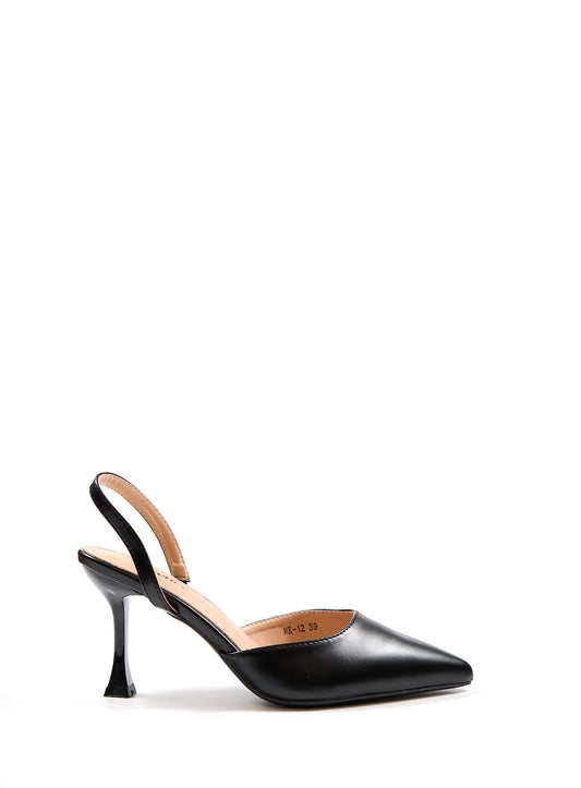 Escarpin à bride arrière - Influence Chaussure, Mules et Sandales, livraison Réunion 974 Noir / 36 Influence