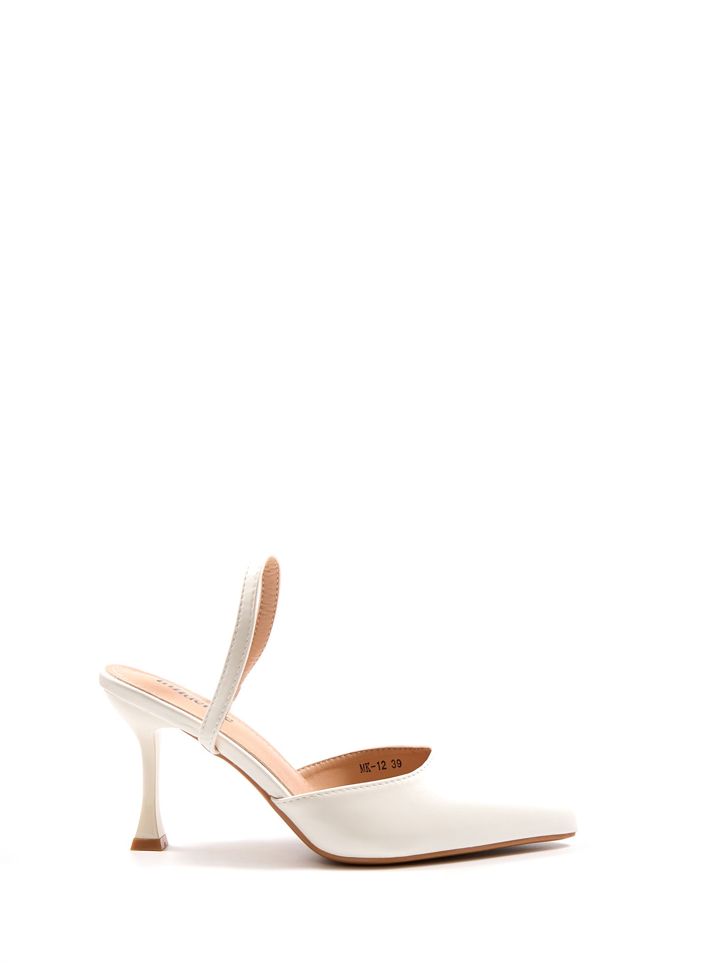 Escarpin à bride arrière - Influence Chaussure, Mules et Sandales, livraison Réunion 974 Blanc / 36 Influence