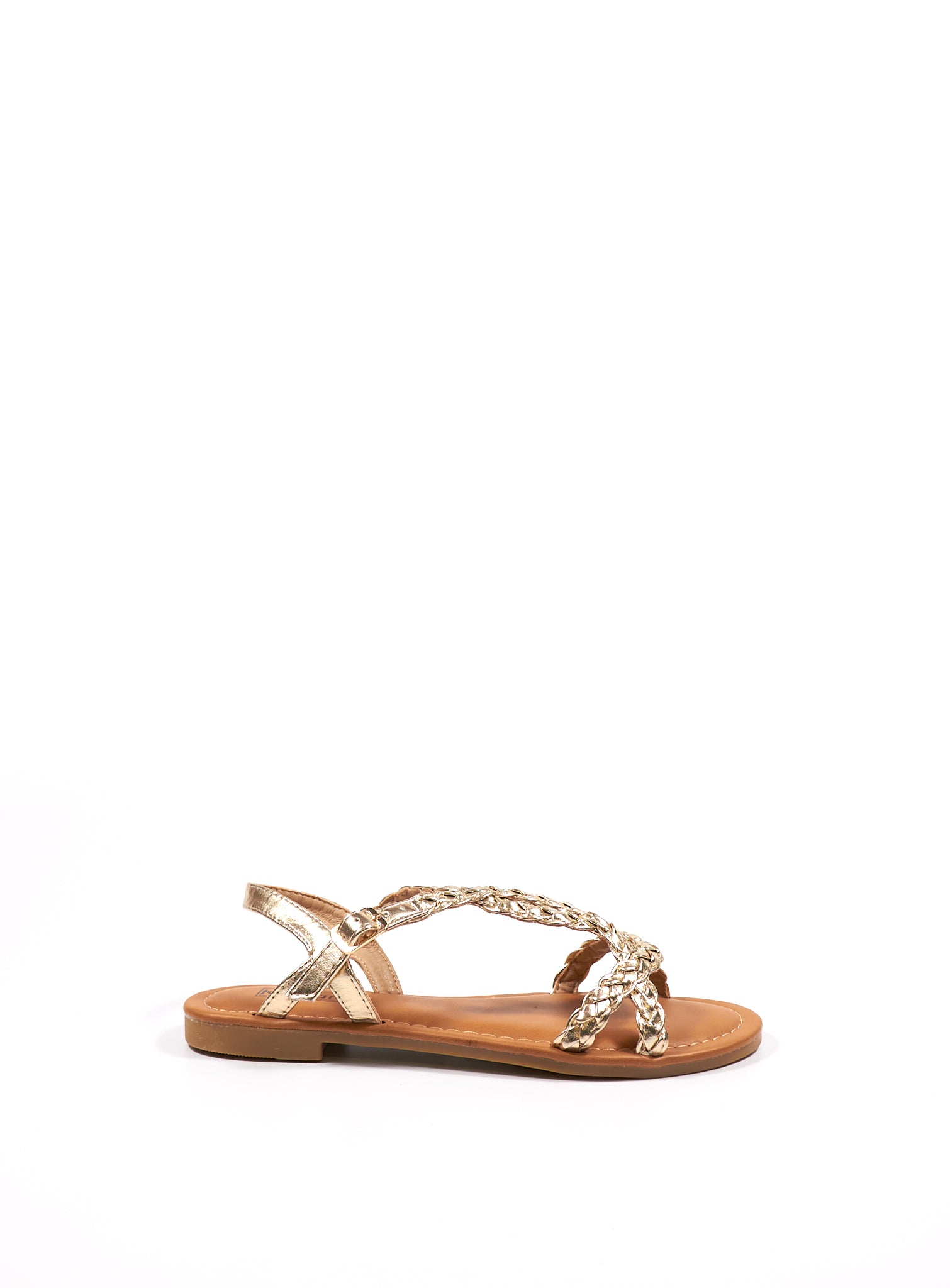 Sandale plate Anisa - Influence Chaussure, Mules et Sandales, livraison Réunion 974 Dore / 36 Influence