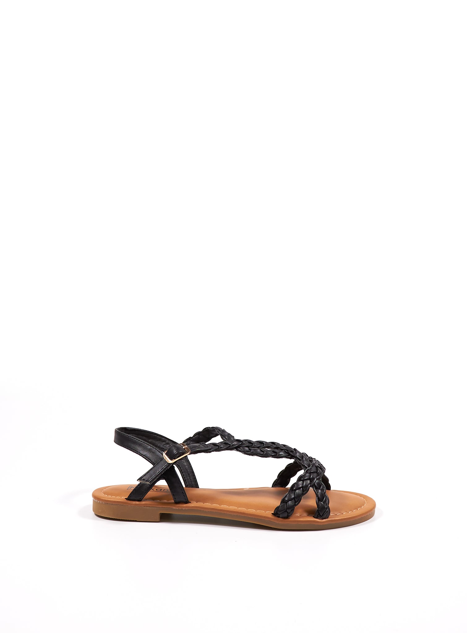 Sandale plate Anisa - Influence Chaussure, Mules et Sandales, livraison Réunion 974 Noir / 36 Influence