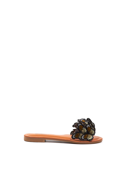 Mule Plate Papilio - Influence Chaussure, Mules et Sandales, livraison Réunion 974 Camel / 36 Influence