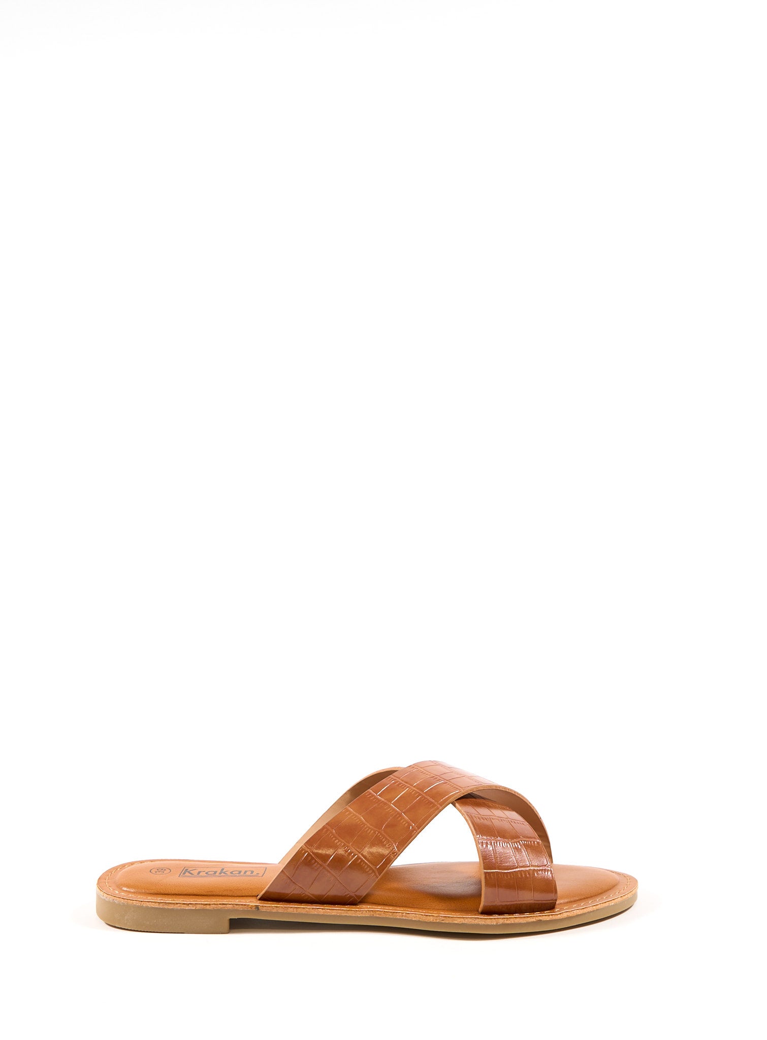 Mule Plate Rose - Influence Chaussure, Mules et Sandales, livraison Réunion 974 Camel / 36 Influence