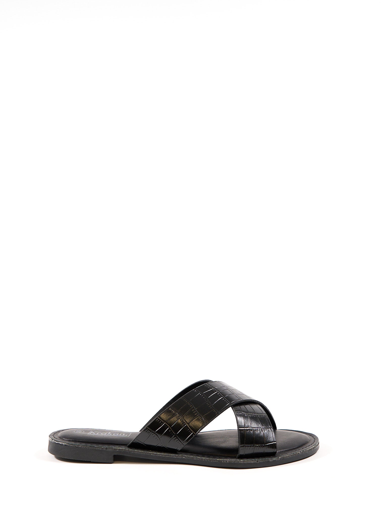 Mule Plate Rose - Influence Chaussure, Mules et Sandales, livraison Réunion 974 Noir / 36 Influence