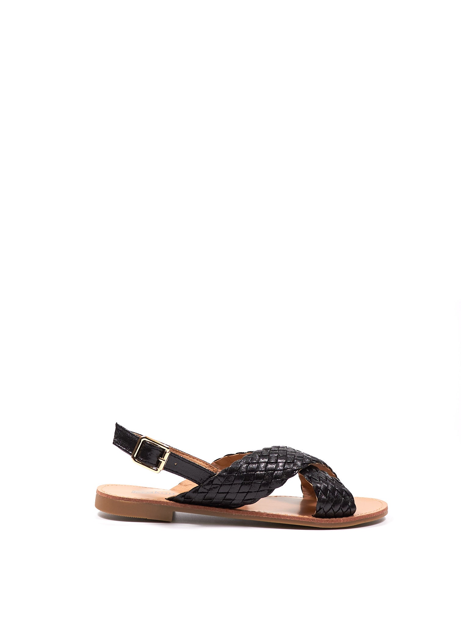 Sandale Plate Zante - Influence Chaussure, Mules et Sandales, livraison Réunion 974 Noir / 36 Influence